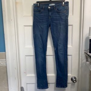 women’s Zara jeans size 4 (pearls )